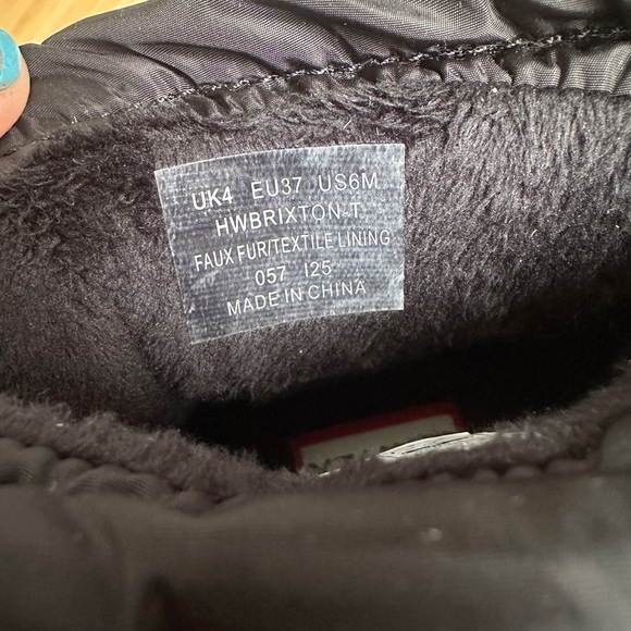 Hunter Kids Black Snow Boots - Picture 4 of 5